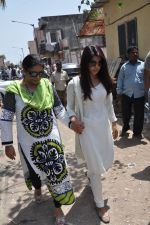 Priyanka Chopra visits spotboy_s funeral in Malad, Mumbai on 23rd April 2013 (7).JPG
